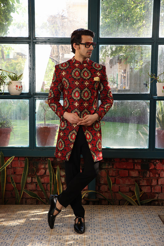 MAROON INDOWESTERN SET