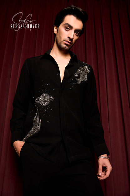 BLACK GALAXY SHIRT