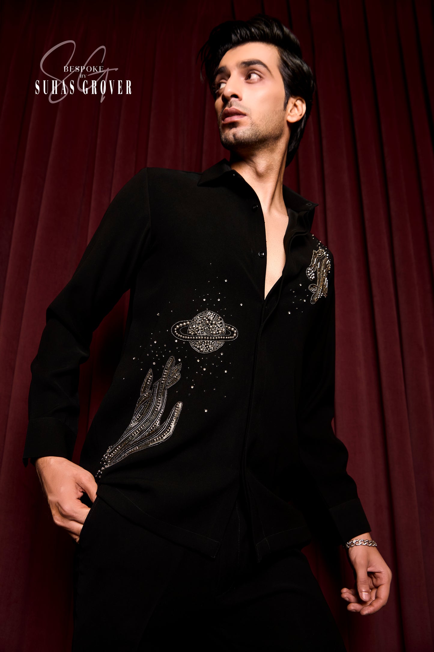 BLACK GALAXY SHIRT