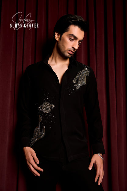 BLACK GALAXY SHIRT